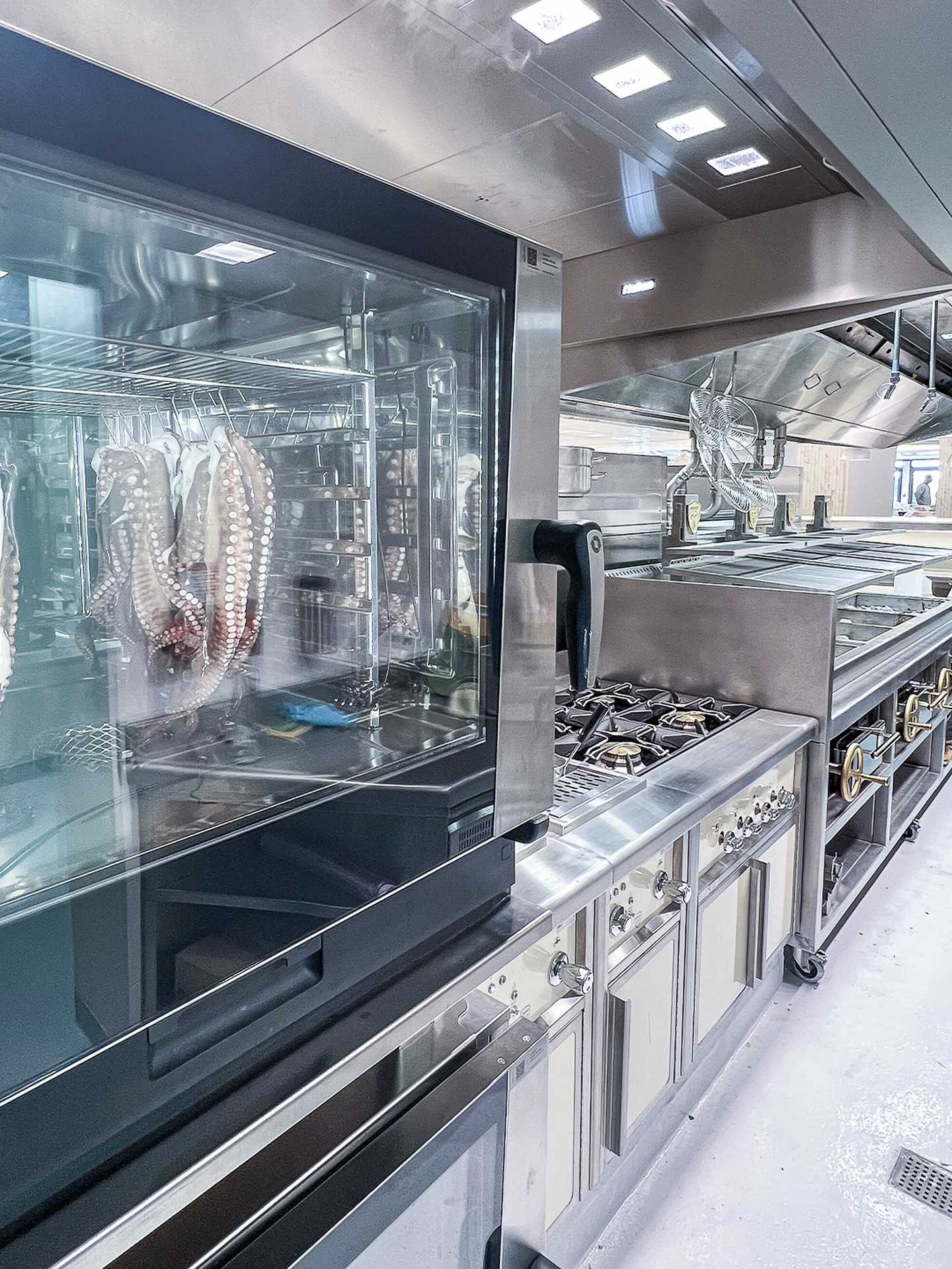 📍Nammos | Palm Beach | Cannes
Vous aussi, adoptez la poulpitude. 🐙
Four et fourneaux de la cuisine de Nammos, au Palm Beach.

#frenchfood #tasteoffrance #savoirfairefrancais #kitchendesign #frenchhospitality